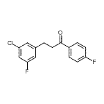 CAS#: 898750-61-3, 3-(3-Chloro-5-fluorophenyl)-1-(4-fluorophenyl)-1-propanone
