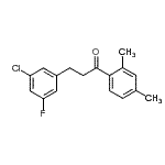 CAS#: 898750-67-9, 3-(3-Chloro-5-fluorophenyl)-1-(2,4-dimethylphenyl)-1-propanone