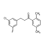 CAS#: 898750-70-4, 3-(3-Chloro-5-fluorophenyl)-1-(2,5-dimethylphenyl)-1-propanone