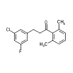 CAS#: 898750-73-7, 3-(3-Chloro-5-fluorophenyl)-1-(2,6-dimethylphenyl)-1-propanone