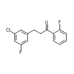 CAS#: 898750-94-2, 3-(3-Chloro-5-fluorophenyl)-1-(2-fluorophenyl)-1-propanone