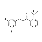 CAS#: 898750-97-5, 3-(3-Chloro-5-fluorophenyl)-1-[2-(trifluoromethyl)phenyl]-1-propanone