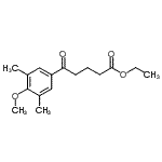 CAS 登录号：898751-02-5， 乙基5-(4-甲氧基-3,5-二甲基苯基)-5-氧代戊酸酯