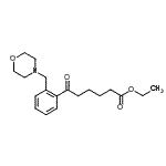 CAS 登录号：898751-53-6， 乙基6-[2-(4-吗啉基甲基)苯基]-6-氧代己酸酯