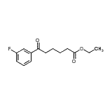 CAS#: 898752-12-0, Ethyl 6-(3-fluorophenyl)-6-oxohexanoate