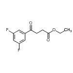 CAS 登录号：898752-34-6， 乙基4-(3,5-二氟苯基)-4-氧代丁酸酯