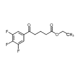CAS#: 898752-52-8, Ethyl 5-oxo-5-(3,4,5-trifluorophenyl)pentanoate
