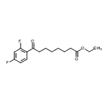 CAS#: 898753-12-3, Ethyl 8-(2,4-difluorophenyl)-8-oxooctanoate