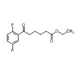 CAS#: 898753-18-9, Ethyl 6-(2,5-difluorophenyl)-6-oxohexanoate