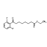 CAS#: 898753-30-5, Ethyl 8-(2,6-difluorophenyl)-8-oxooctanoate