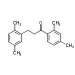CAS 登录号：898753-51-0， 1-(2,4-二甲基苯基)-3-(2,5-二甲基苯基)-1-丙酮