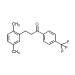 CAS#: 898753-86-1, 3-(2,5-Dimethylphenyl)-1-[4-(trifluoromethyl)phenyl]-1-propanone
