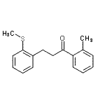 CAS#: 898754-19-3, 1-(2-Methylphenyl)-3-[2-(methylsulfanyl)phenyl]-1-propanone
