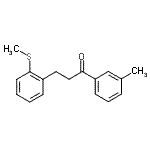 CAS#: 898754-21-7, 1-(3-Methylphenyl)-3-[2-(methylsulfanyl)phenyl]-1-propanone