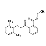 CAS#: 898754-49-9, Ethyl 2-[3-(2,6-dimethylphenyl)propanoyl]benzoate