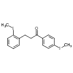 CAS#: 898754-51-3, 3-[2-(Methylsulfanyl)phenyl]-1-[4-(methylsulfanyl)phenyl]-1-propanone