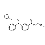 CAS#: 898754-56-8, Ethyl 3-[2-(1-azetidinylmethyl)benzoyl]benzoate