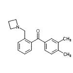CAS#: 898754-93-3, [2-(1-Azetidinylmethyl)phenyl](3,4-dimethylphenyl)methanone
