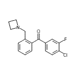 CAS#: 898754-99-9, [2-(1-Azetidinylmethyl)phenyl](4-chloro-3-fluorophenyl)methanone