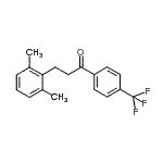 CAS#: 898755-08-3, 3-(2,6-Dimethylphenyl)-1-[4-(trifluoromethyl)phenyl]-1-propanone