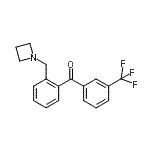 CAS#: 898755-09-4, [2-(1-Azetidinylmethyl)phenyl][3-(trifluoromethyl)phenyl]methanone