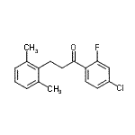 CAS#: 898755-16-3, 1-(4-Chloro-2-fluorophenyl)-3-(2,6-dimethylphenyl)-1-propanone