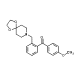CAS#: 898755-82-3, [2-(1,4-Dioxa-8-azaspiro[4.5]dec-8-ylmethyl)phenyl](4-methoxyphenyl)methanone