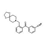 CAS#: 898755-85-6, 3-[2-(1,4-Dioxa-8-azaspiro[4.5]dec-8-ylmethyl)benzoyl]benzonitrile