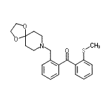 CAS#: 898755-94-7, [2-(1,4-Dioxa-8-azaspiro[4.5]dec-8-ylmethyl)phenyl][2-(methylsulfanyl)phenyl]methanone