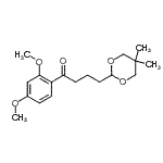 CAS#: 898756-06-4, 1-(2,4-Dimethoxyphenyl)-4-(5,5-dimethyl-1,3-dioxan-2-yl)-1-butanone