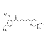 CAS#: 898756-08-6, 1-(2,4-Dimethoxyphenyl)-5-(5,5-dimethyl-1,3-dioxan-2-yl)-1-pentanone