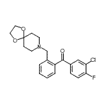 CAS#: 898756-20-2, (3-Chloro-4-fluorophenyl)[2-(1,4-dioxa-8-azaspiro[4.5]dec-8-ylmethyl)phenyl]methanone