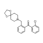 CAS#: 898756-22-4, (2-Chlorophenyl)[2-(1,4-dioxa-8-azaspiro[4.5]dec-8-ylmethyl)phenyl]methanone