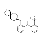 CAS#: 898756-27-9, [2-(1,4-Dioxa-8-azaspiro[4.5]dec-8-ylmethyl)phenyl][2-(trifluoromethyl)phenyl]methanone
