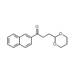 CAS#: 898756-35-9, 3-(1,3-Dioxan-2-yl)-1-(2-naphthyl)-1-propanone