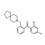 CAS#: 898756-39-3, (2-Chloro-4-fluorophenyl)[2-(1,4-dioxa-8-azaspiro[4.5]dec-8-ylmethyl)phenyl]methanone
