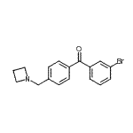 CAS#: 898756-40-6, [4-(1-Azetidinylmethyl)phenyl](3-bromophenyl)methanone