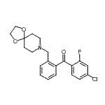 CAS#: 898756-45-1, (4-Chloro-2-fluorophenyl)[2-(1,4-dioxa-8-azaspiro[4.5]dec-8-ylmethyl)phenyl]methanone