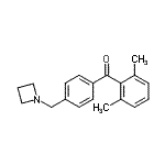 CAS#: 898756-67-7, [4-(1-Azetidinylmethyl)phenyl](2,6-dimethylphenyl)methanone