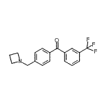 CAS#: 898756-84-8, [4-(1-Azetidinylmethyl)phenyl][3-(trifluoromethyl)phenyl]methanone