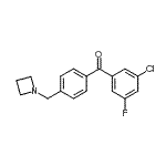 CAS#: 898756-91-7, [4-(1-Azetidinylmethyl)phenyl](3-chloro-5-fluorophenyl)methanone
