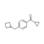 CAS#: 898757-10-3, [4-(1-Azetidinylmethyl)phenyl](cyclopropyl)methanone
