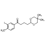 CAS#: 898757-15-8, 4-(5,5-Dimethyl-1,3-dioxan-2-yl)-1-(3-iodo-4-methylphenyl)-1-butanone