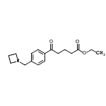 CAS#: 898757-22-7, Ethyl 5-[4-(1-azetidinylmethyl)phenyl]-5-oxopentanoate