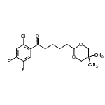 CAS#: 898757-35-2, 1-(2-Chloro-4,5-difluorophenyl)-5-(5,5-dimethyl-1,3-dioxan-2-yl)-1-pentanone