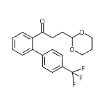 CAS#: 898757-56-7, 3-(1,3-Dioxan-2-yl)-1-[4'-(trifluoromethyl)-2-biphenylyl]-1-propanone