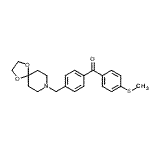 CAS#: 898757-74-9, [4-(1,4-Dioxa-8-azaspiro[4.5]dec-8-ylmethyl)phenyl][4-(methylsulfanyl)phenyl]methanone