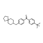 CAS#: 898758-14-0, [4-(1,4-Dioxa-8-azaspiro[4.5]dec-8-ylmethyl)phenyl][4-(trifluoromethyl)phenyl]methanone