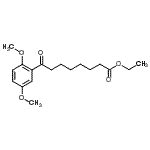 CAS 登录号：898758-38-8， 乙基8-(2,5-二甲氧基苯基)-8-氧代辛酸酯