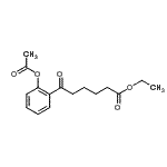 CAS 登录号：898758-75-3， 乙基6-(2-乙酰氧基苯基)-6-氧代己酸酯